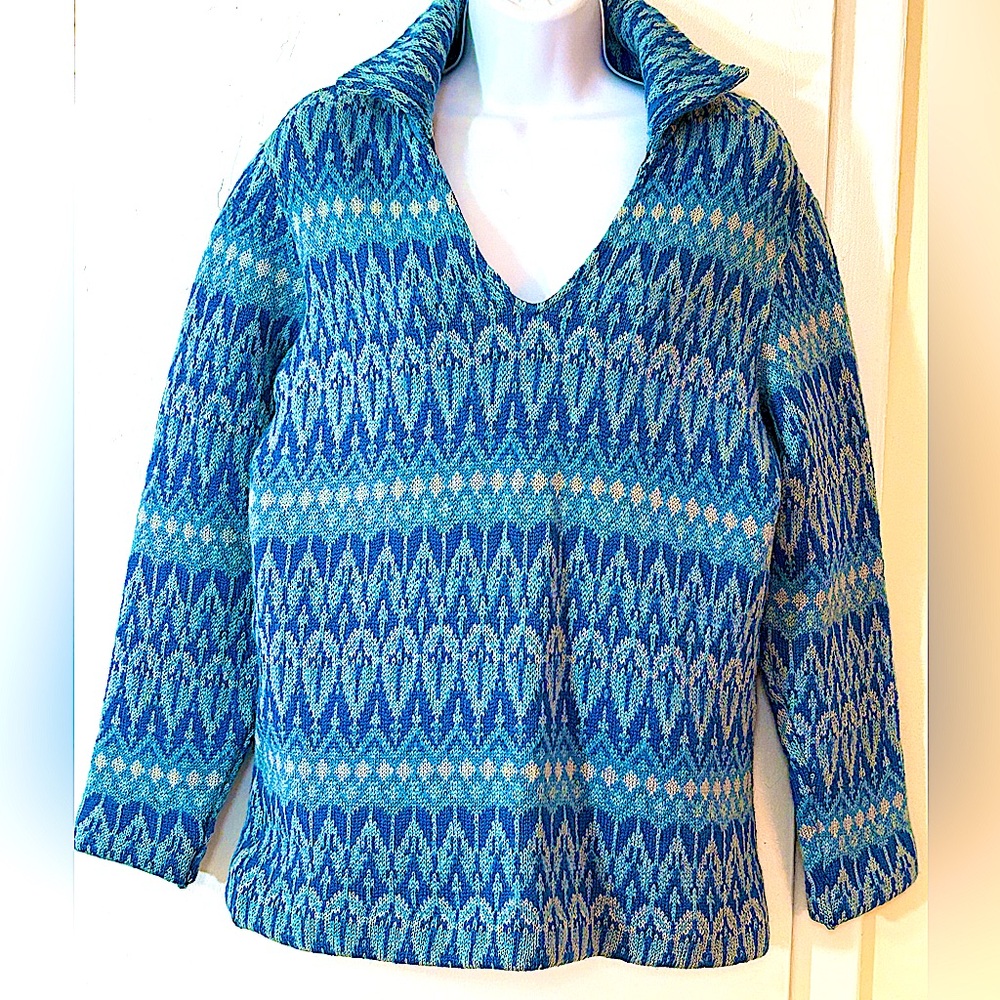 Vintage Iceland Wool Sweater By Jersey Modeller 1950’s  Size 42/M